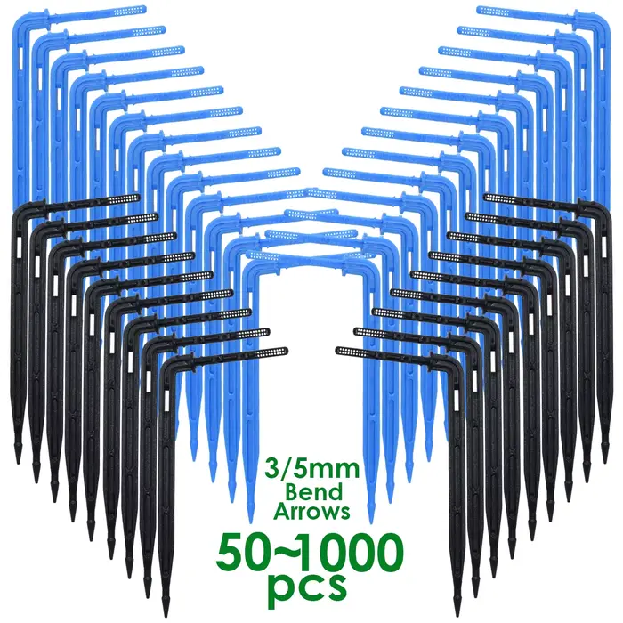 KESLA 50-1000 pièces serre 3/5m tuyau goutte à goutte goutte Irrigation goutteurs 1/8 ''émetteurs de