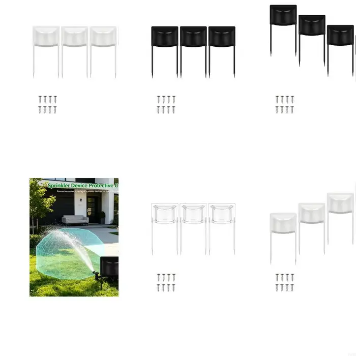 Ensemble 4 couvercles d'arrosage en plastique conçus pour arrosage entretien efficaces du jardin Y5GB