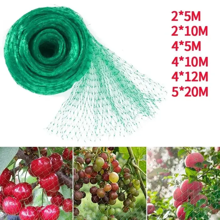 Filet de jardin en maille tissée verte