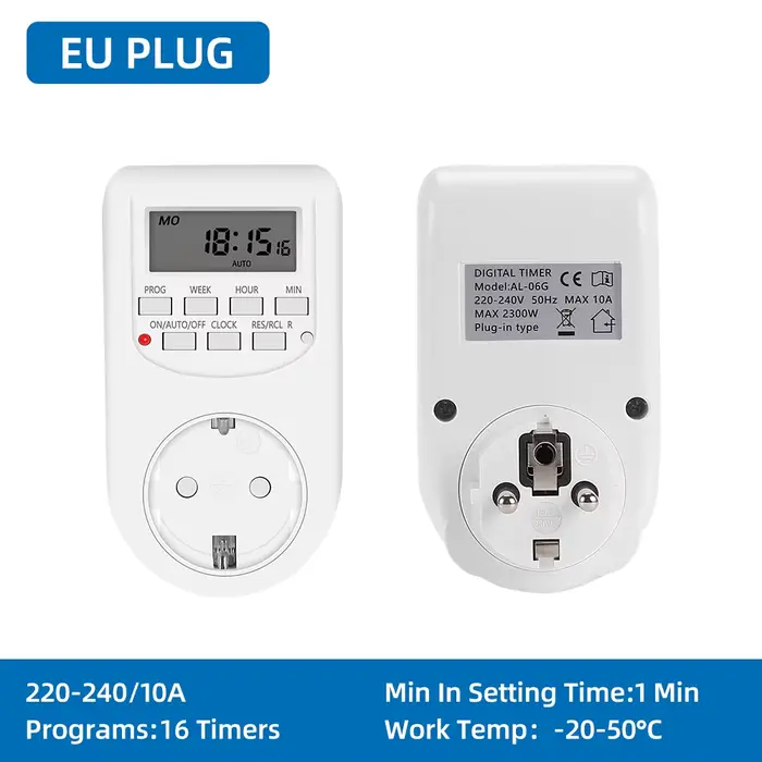 Minuterie numérique programmable électronique