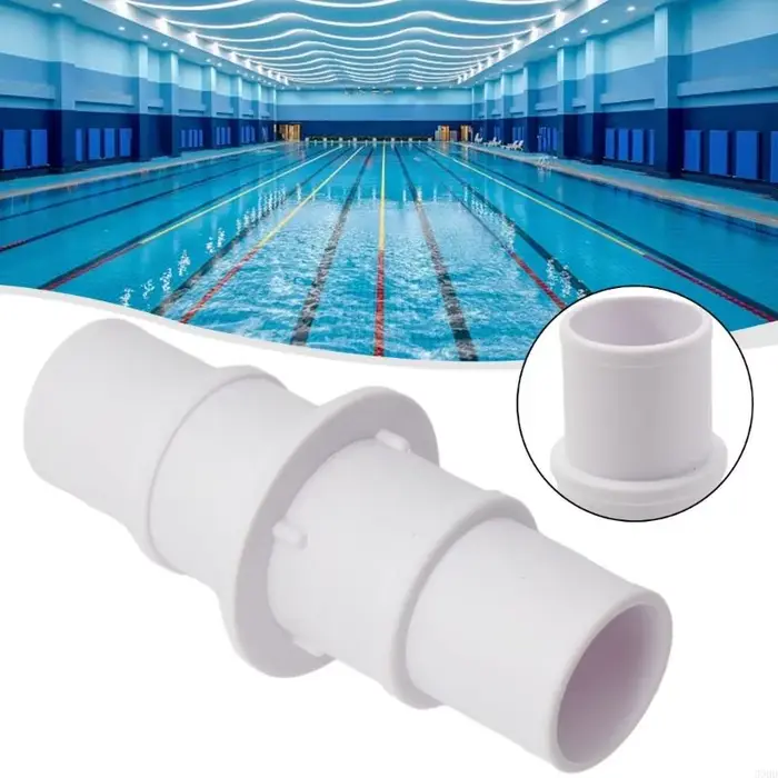 Le paquet remplacement tuyau piscine Flexible contient 4 coupleurs en PVC fiables 8 attaches en acie