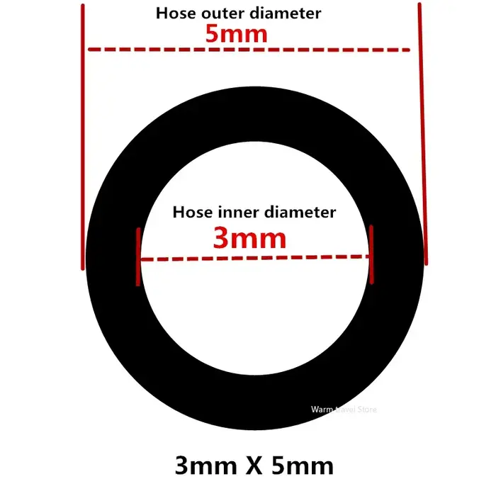 Tuyau Transparent en PVC de 4mm 6mm 8mm10mm 12mm