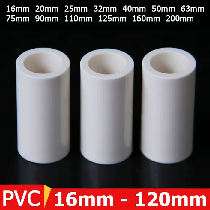 Raccords de Tuyaux en PVC Blanc, Connecteur Droit, Alimentation en Eau pour Tuyaux Allergiques, ID 1