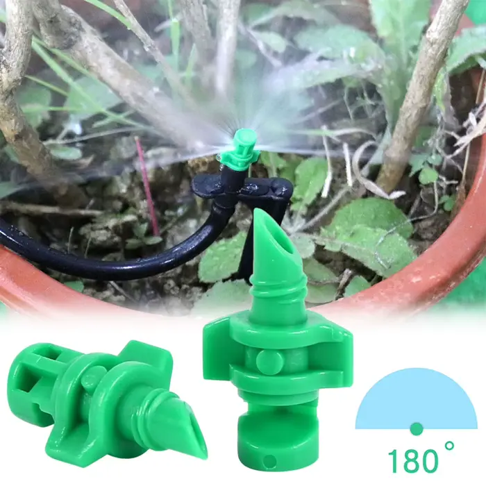 Micro-arroseur d'atomisation pour jardin et plantes, buse de pulvérisation de pelouse résistante, sprinkler d'irrigation pour arbres fruitiers et serres, facile à installer et efficace