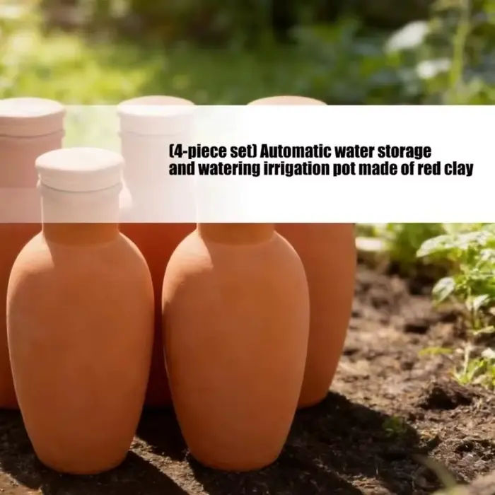 4 Pièces – Système d'irrigation automatique polyvalent en terre cuite avec pointes d'arrosage