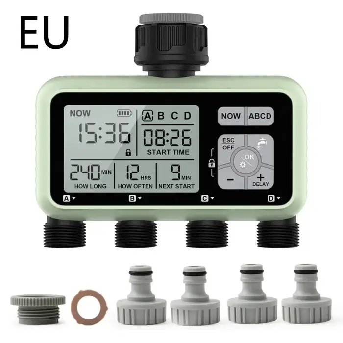 Programmateur d'arrosage automatique numérique intelligent pour jardin, pour une utilisation extérie