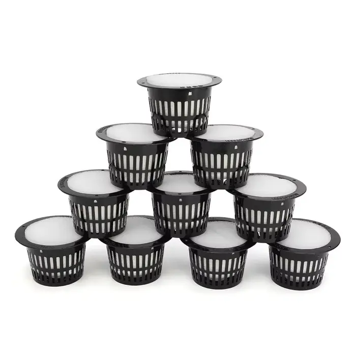 Système hydroponique pour plantes de jardin, filet de pot en maille, panier de tasse, croissance des