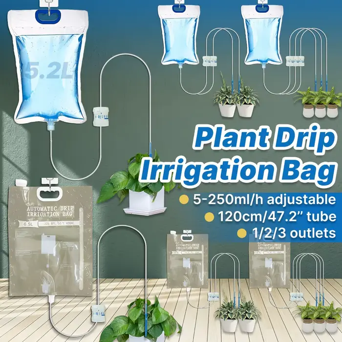 1pc 5.2L/6.5L dispositif d'arrosage automatique plante sac