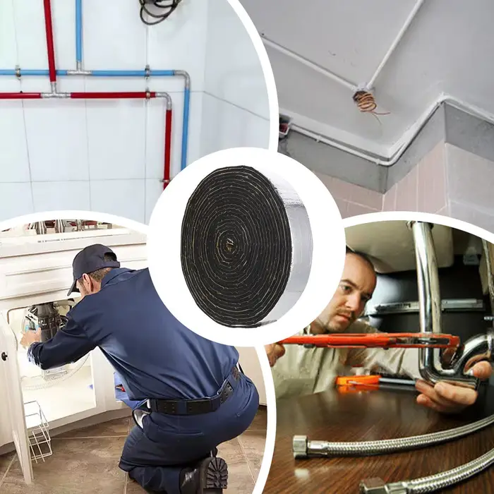 Ruban isolant en coton pour tuyaux, protection contre le froid et la congélation, isolation acoustique automobile en coton