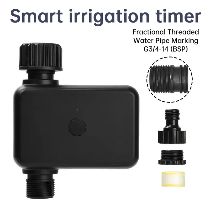 Vanne d'arrosage de jardin intelligente Bluetooth, minuterie d'irrigation, télécommande, filtre, arr