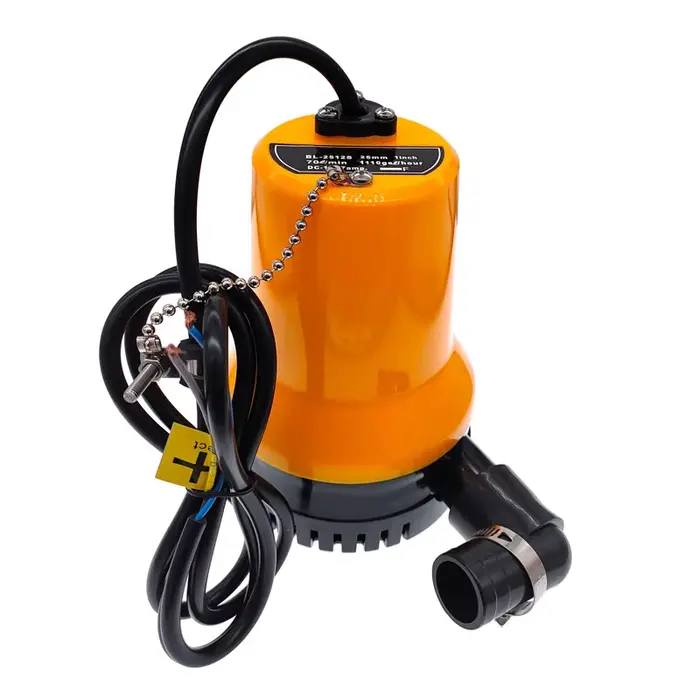 Pompe Submersible 12V Electromagnetique pour Arrosage Jardin et Drainage Sous-Sol Occasions Spéciales