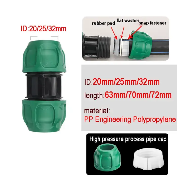 Système d'irrigation agricole, tuyau d'eau de jardin domestique, connecteur rapide, coude, Valve à t