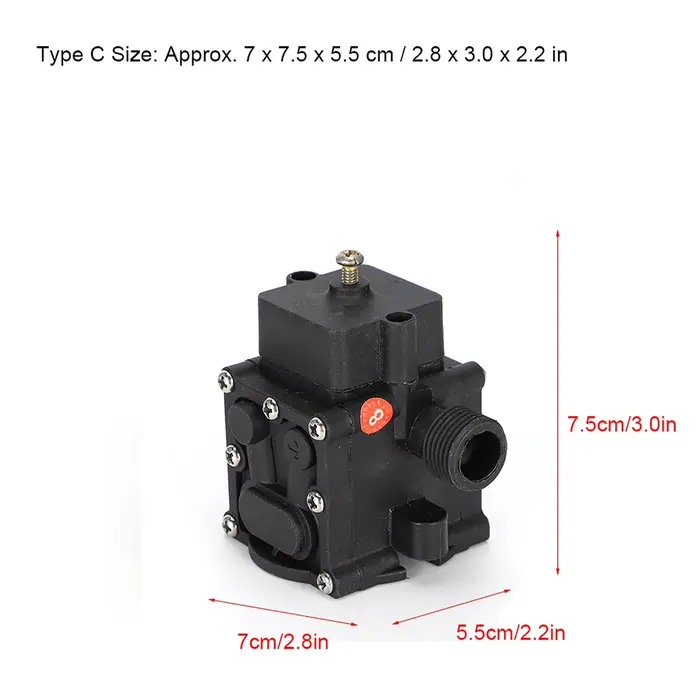 Pulvérisateur de pesticides électrique à 3 modes, pompe à pression à membrane 12V, pour jardin agric