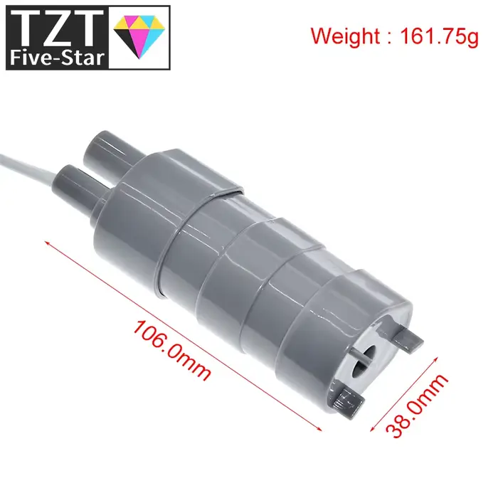 Pompe à eau submersible haute pression DC 12V 600L/H