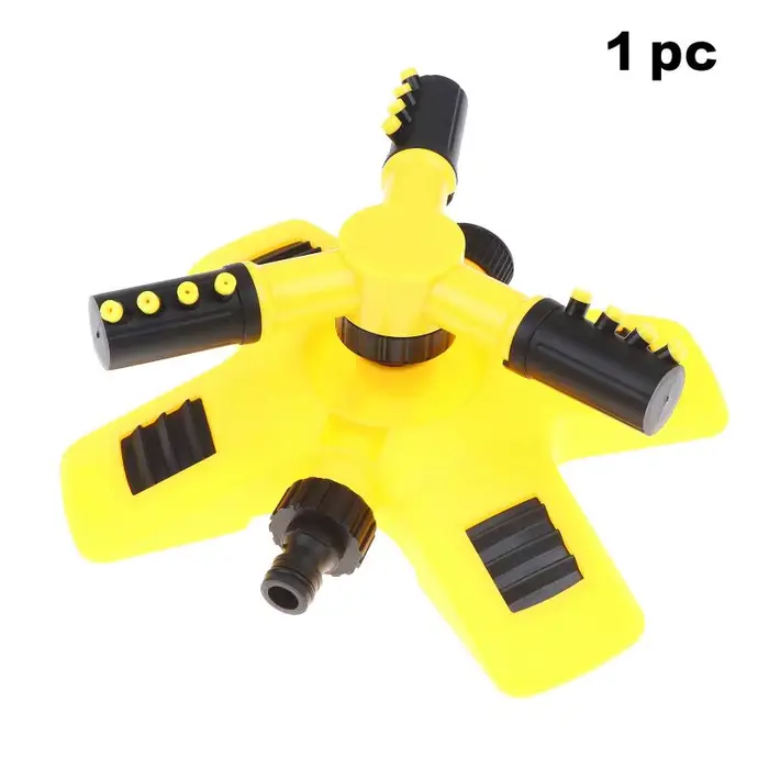 Équipement d'irrigation de jardin en tandem, 360 °   Arroseur automatique rotatif pour pelouse