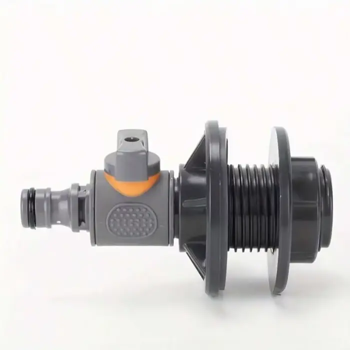 Adaptateur de réservoir d'eau en PVC avec valve, installation rapide, kit de connexion pour la colle