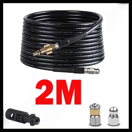 Tuyau de nettoyage haute pression pour égouts, compatible Karcher - Adaptateur universel LAVOR pour 