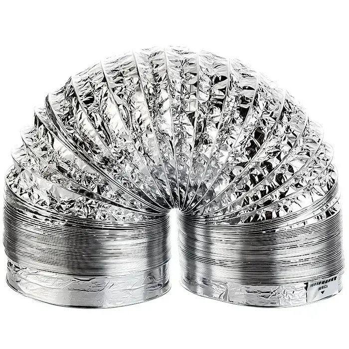 Tuyau de Ventilation d'air en aluminium, 80-200mm, pour salle de bains, système de cuisine, accessoi