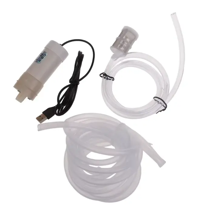 Pompe à eau auto-amorçante D0AD avec alimentation USB pour vidanger l'eau stagnante des balcons engo