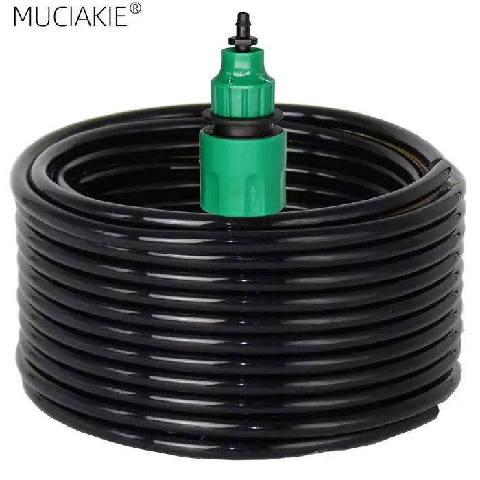 Tuyau d'arrosage de jardin avec connecteur rapide