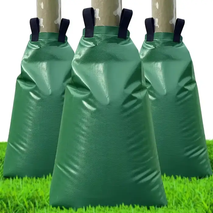 Sac d'arrosage d'arbres réutilisable de 20 gallons – Système d'égouttage d'irrigation à dégagement l