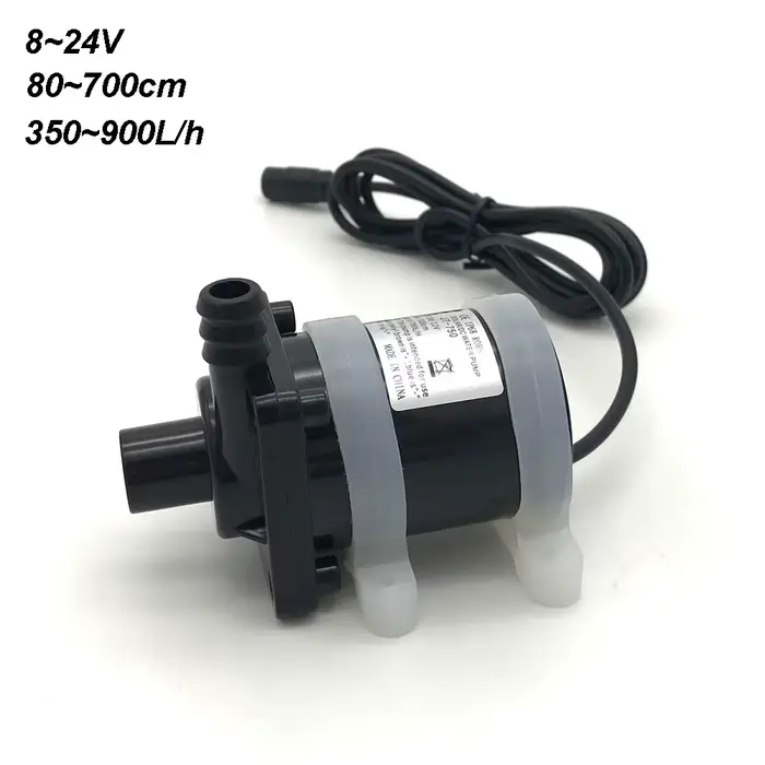 Jovtop JT-750 pompe à eau Submersible DC 12V 24V moteur sans brosse Circulation d'eau pompe solaire 