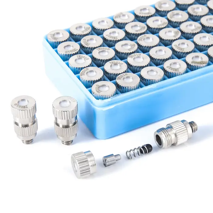 Buse de brumisation haute pression, 50 pièces, refroidissement, anti-poussière, pulvérisateur, arros