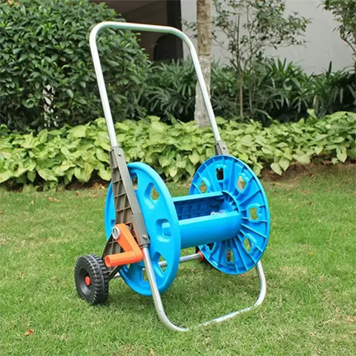 Chariot de dévidoir de tuyau d'arrosage portable