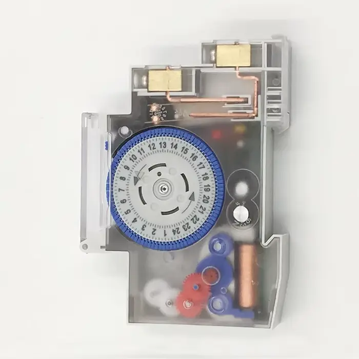 Minuterie mécanique analogique, 24 heures, 110V/220-240VAC, SUL180A, Rail Din