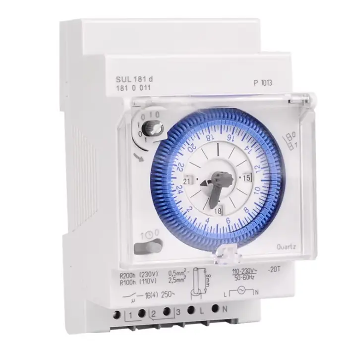 Minuterie mécanique analogique 220V AC 24 heures