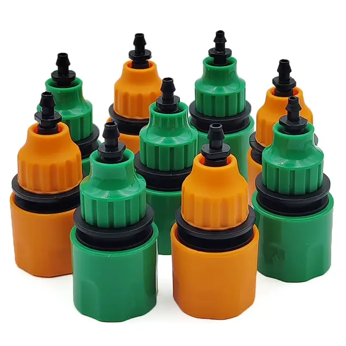 WUJIE 2 pièces adaptateur à raccord rapide avec connecteur barbelé 1/4 (ID 4mm) ou 3/8 pouces (8mm) 