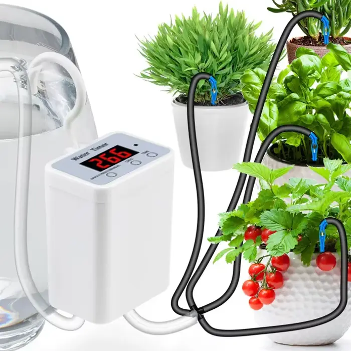Contrôleur de pompe d'arrosage automatique intelligent pour fleurs et plantes
