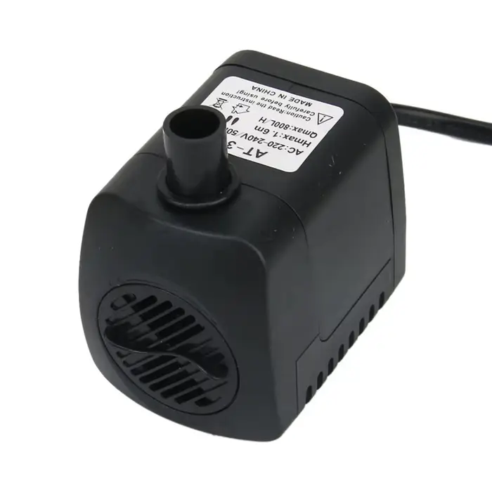 Pompe Submersible 15W AC 220-240V, fontaine à eau, pompe d'aquarium, prise ue