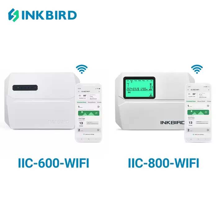 Contrôleur d'arrosage intelligent programmable 6/8 zones avec Wi-Fi, minuterie numérique LCD, moniteur d'irrigation, application gratuite pour gérer efficacement votre jardin en toute simplicité