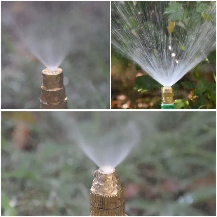 Buse d'arrosage de brouillard en laiton réglable pour jardinage balcon serre humidification pluie fine irrigation de plantes fleurs occasions spéciales