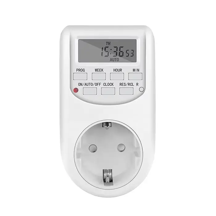 Minuterie numérique électronique, prise ue FR BR, minuteries de cuisine, 230V, 7 jours, 12/24 heures