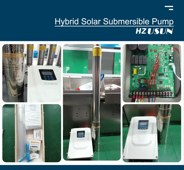 Pompe à jet solaire AC/DC 3'' 2HP 3000LPH 80M