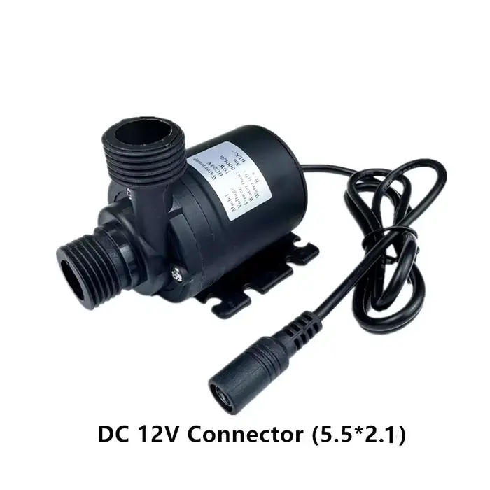 Pompe à eau Submersible 12V 800L/H 5m DC24V pompes à eau solaires avec connecteur rapide de tuyau d'