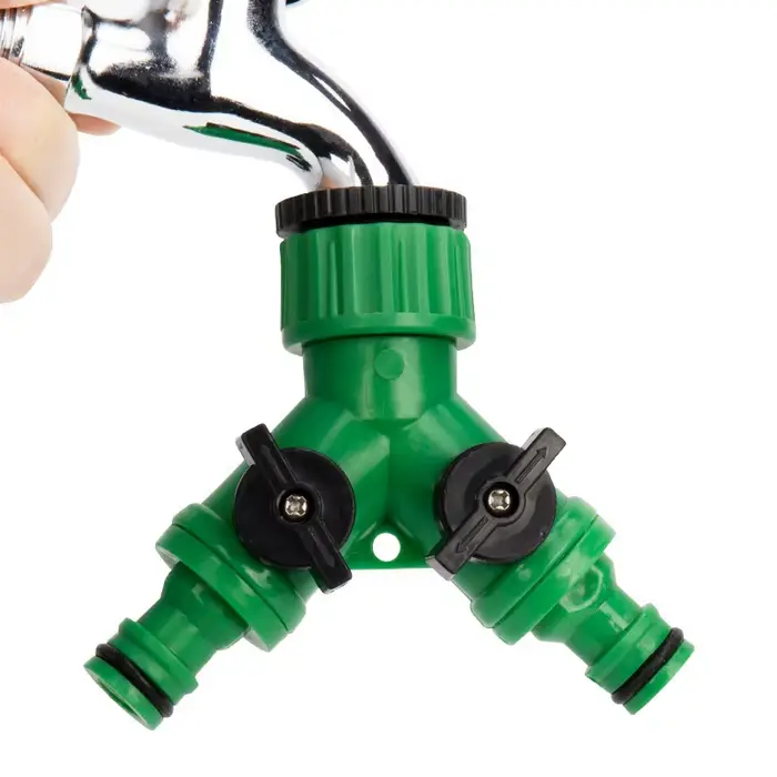 Tuyau d'arrosage Y connecteur rapide 1/2 "3/4"