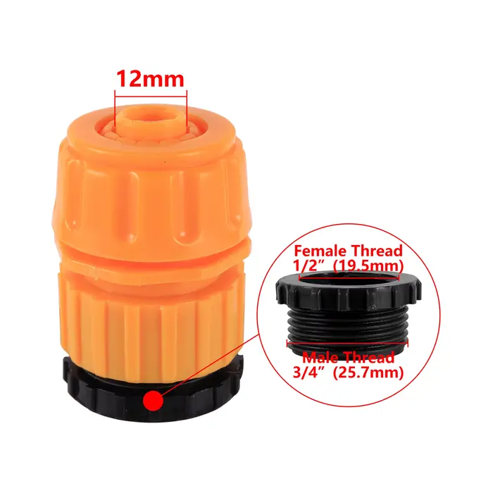 Connecteur rapide pour tuyau d'arrosage de jardin
