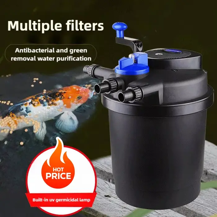 Système de filtration et de circulation d'eau pour bassin de jardin
