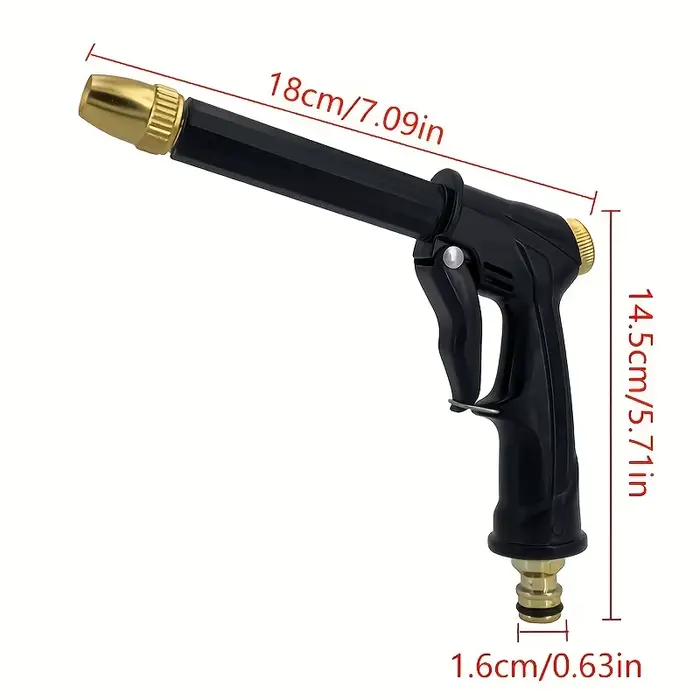 Tuyau d'arrosage extensible haute pression avec pistolet de pulvérisation pour jardin auto-retractable résistant aux UV et à la corrosion pour lavage de voiture et irrigation d'extérieur
