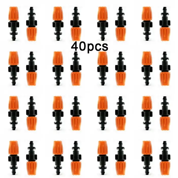 Système d'irrigation goutte-à-goutte réglable 40 pièces avec micro-émetteurs pour l'arrosage de jard