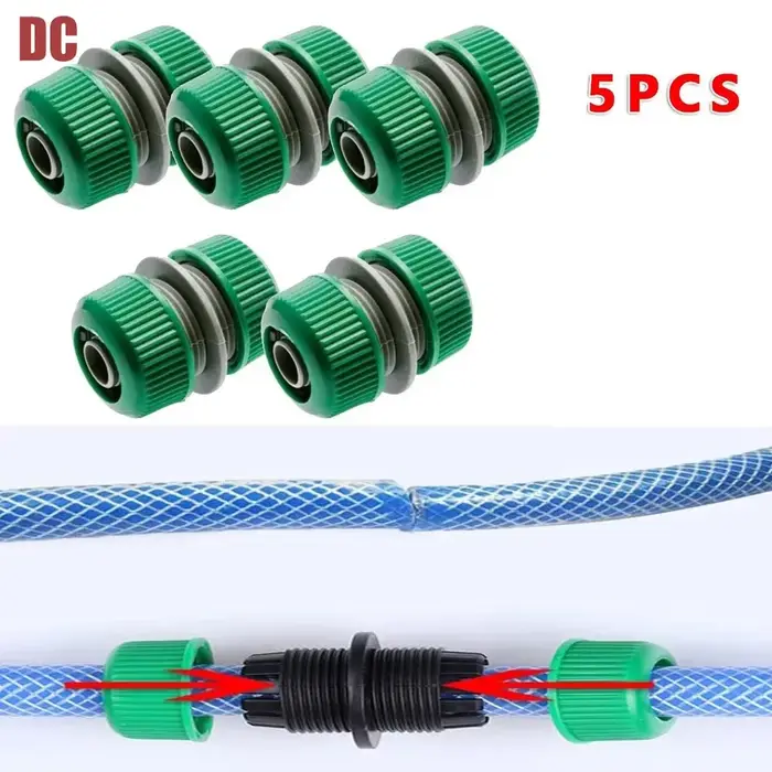 Connecteur d'extension de tuyau de 1/2 pouce (12,5 mm) pour relier un tuyau de jardin de 1/2 pouce, 