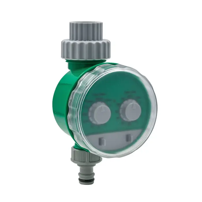 Minuterie d'arrosage électronique multifonctionnelle, deux cadrans, numérique, minuterie d'irrigatio