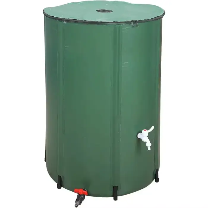 Baril de pluie pliable 50-500l, collecteur d'eau de jardin pliable et étanche, réservoir de stockage