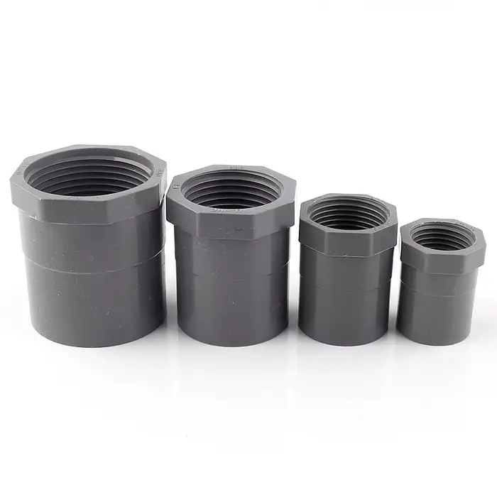 Joendoco-Tuyau d'Eau d'Irrigation de Jardin, Filetage Femelle en PVC, Connecteur Droit, Précieux, Po
