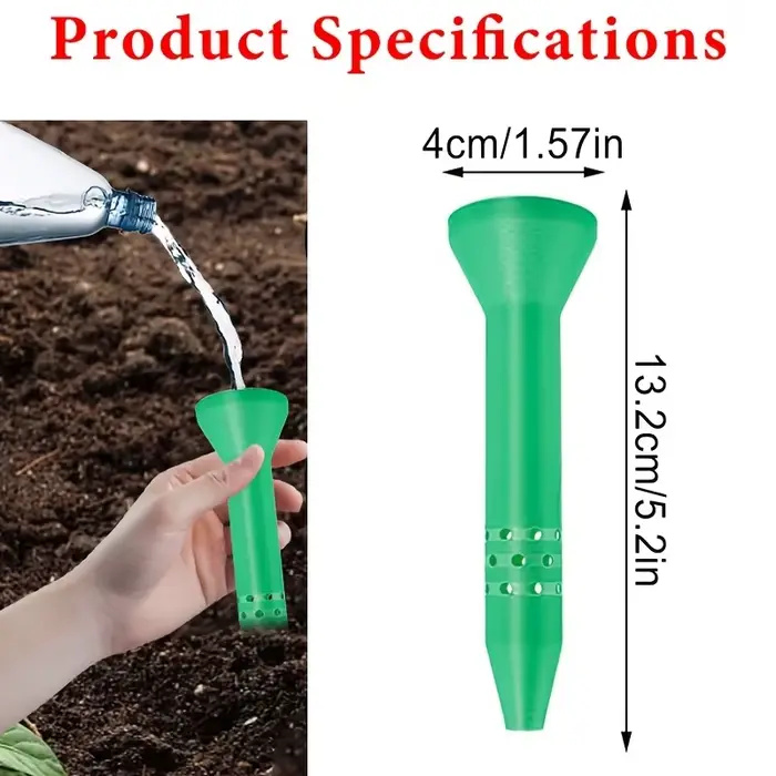 Entonnoir d'irrigation spécifique au sol pour l'arrosage des plantes de jardin, compatible avec les 