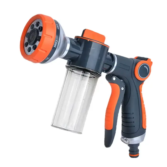 Nouveau pistolet à eau en mousse buse de tuyau lavage de voiture outils de nettoyage jardin pelouse 