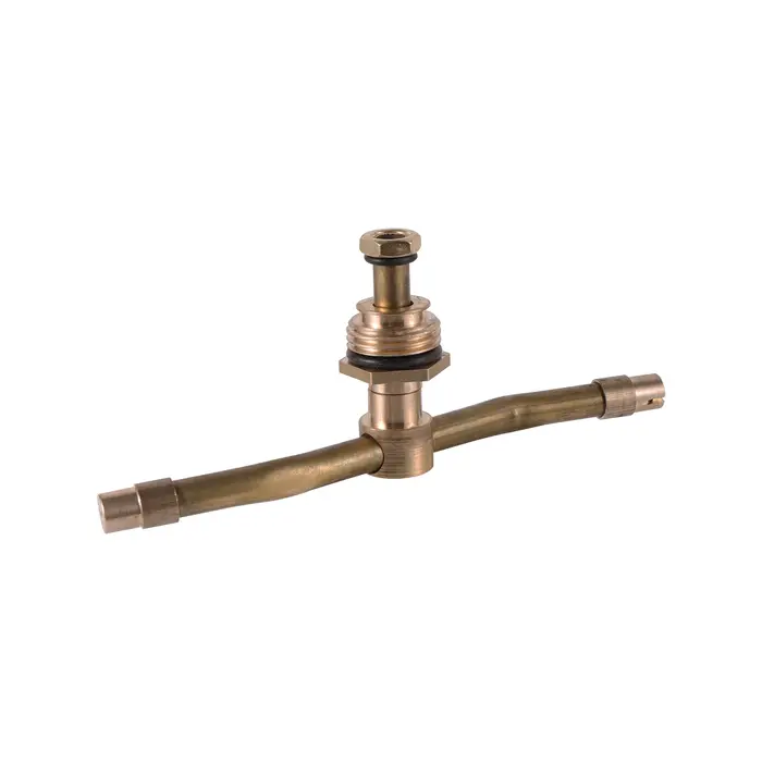 Arroseur rotatif en cuivre à 2/3/4 bras, arroseur automatique pour pelouse de jardin, outil d'irriga